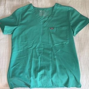 Figs “Surgical Green” Scrub Top